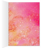 ELEGANT PINK PEACOCK, BOW, GEM STONE, Happy Birthd (Binnen (Rechts))