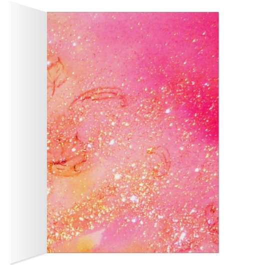 ELEGANT PINK PEACOCK, BOW, GEM STONE, Happy Birthd (Binnen (Rechts))