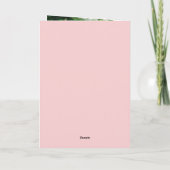 Elegant Pink Peonies Foto Moederdag Feestdagen Kaart (Achterkant)