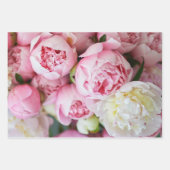 Elegant Pink Peonies Inpakpapier Vel (Voorkant)