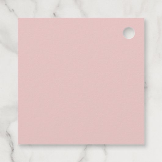 Elegant Pink Peonies Wedding Gift Bedankjes Labels (Achterkant)