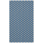 Elegant Pink Plumeria Flowers on Award Blue Tafelkleed (Voorkant)