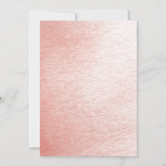 Elegant Pink Poppies Floral 21st Birthday Party Kaart (Achterkant)