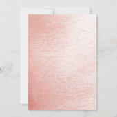 Elegant Pink Poppies Floral 40th Birthday Party Kaart (Achterkant)