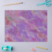 Elegant pink, purple and silver Marble Pattern Tissuepapier (Craft)