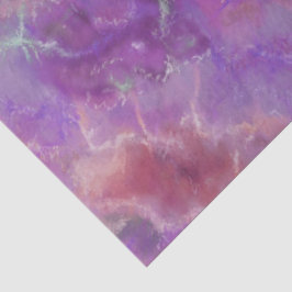 Elegant pink, purple and silver Marble Pattern Tissuepapier