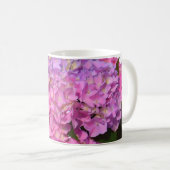 Elegant pink purple blue floral koffiemok (Voorkant rechts)