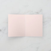 Elegant Pink & Red Folded Merry Christmas No Photo Feestdagen Kaart (Binnen)