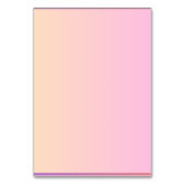 Elegant Pink Red Hearts Wedding Seating Chart Kaart (Achterkant)