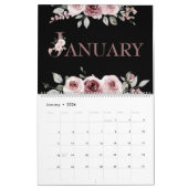 Elegant Pink Rose 2026 Kalender (Jan 2026)
