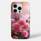 Elegant Pink Roses Phone Case (Achterkant)