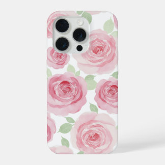 Elegant Pink Roses Phone Case iPhone 15 Pro Case