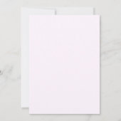 Elegant Pink Scrollwork Baby Shower Kaart (Achterkant)