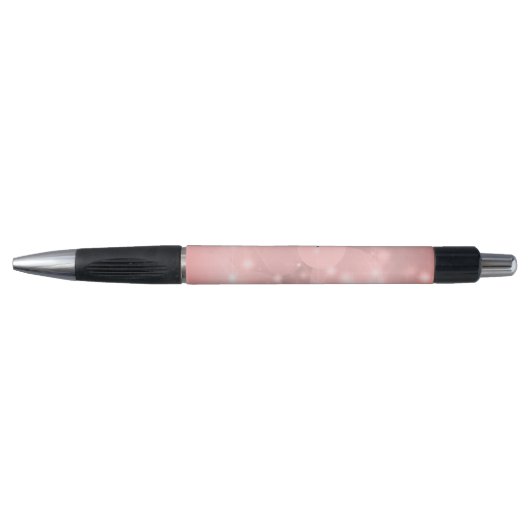 Elegant Pink Sparkle personalized Weddenschap Bell Pen (Voorkant)