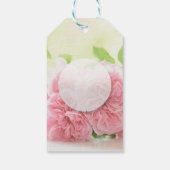 Elegant Pink Summer Roos Weddenschap Hartelijk dan Cadeaulabel (Achterkant)