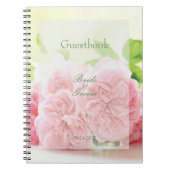Elegant Pink Summer Roos Weddenschap Notitieboek (Voorkant)