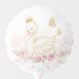Elegant Pink Swan Princess Birthday Baby shower Ballon