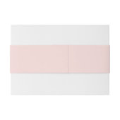 Elegant Pink Tulips Bouquet Wedding  Uitnodigingen Wikkel (Achterkant Voorbeeld)