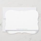 Elegant Pink Twin Girl Baby shower Kaart (Achterkant)