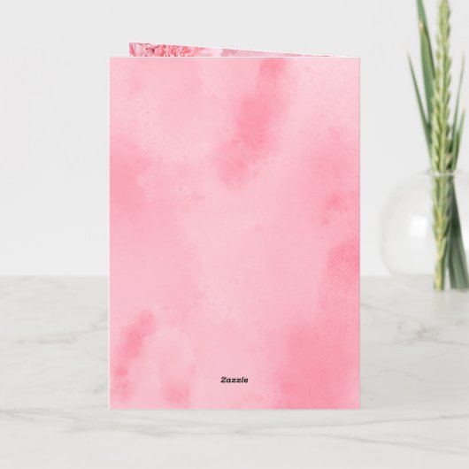 Elegant Pink Wedding invitation (Achterkant)