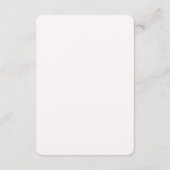 Elegant Pink White Floral Detail Enclosure Card Informatiekaartje (Achterkant)