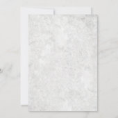 Elegant Pink White Floral Peonies Wedding Kaart (Achterkant)