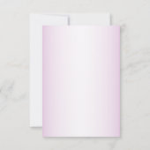 ًElegant Pink Yellow Floral Rustic Save The Date (Achterkant)