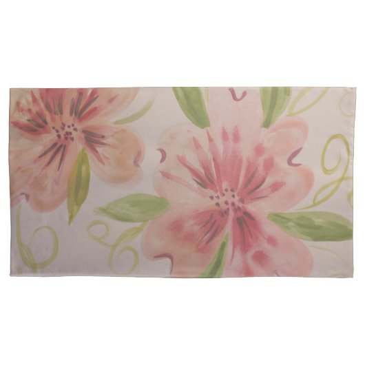 Elegant Pinks Kussensloop (Voorkant-Links)