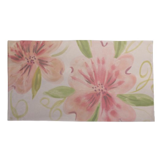 Elegant Pinks Kussensloop (Achterkant-Links)