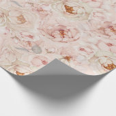 Elegant pioen inpakpapier (Hoek)