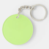 Elegant pistachio green keychain (Achterkant)