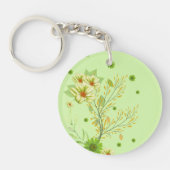 Elegant pistachio green keychain (Voorkant)