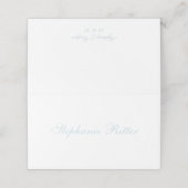 Elegant Place Card Plaatskaartje (Buitenkant ongevouwen)
