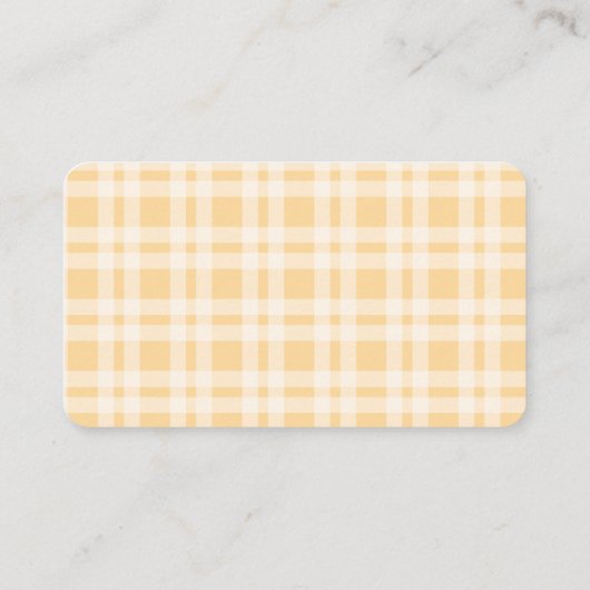 Elegant Plaid Baby shower Luier Raffle Ticket Informatiekaartje (Achterkant)