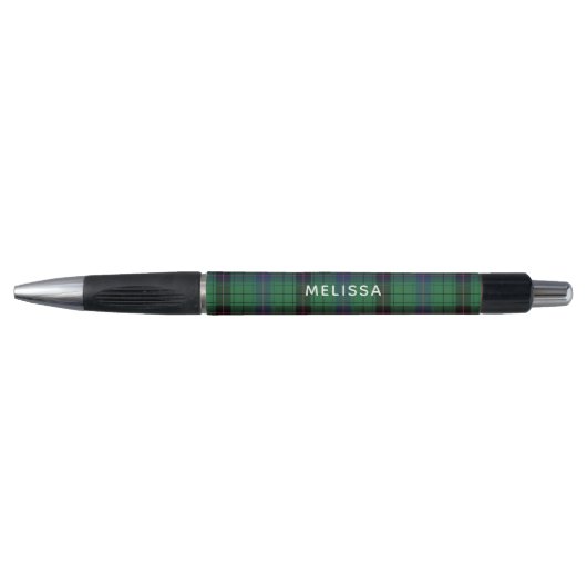 Elegant Plaid Davidson Festive Rustic Pen (Voorkant)