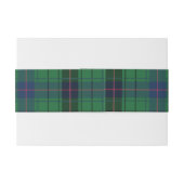 Elegant Plaid Davidson Wedding Rustic Uitnodigingen Wikkel (Achterkant Voorbeeld)