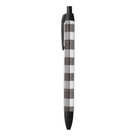 Elegant Plaid Gecontroleerd Zwarte Inkt Pen