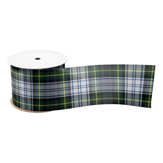 Elegant Plaid Gordon Rustic Tartan Satijnen Lint (Spoel)