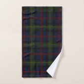 Elegant Plaid Groen Paarse Rustieke Tartan Bad Handdoek (Handdoek)