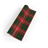 Elegant Plaid Rood Groen Geruit Tartan Cadeaupapier