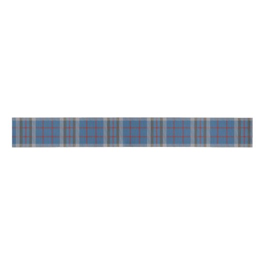 Elegant Plaid Rustic Thompson Tartan Grosgrain Lint (Voorkant)