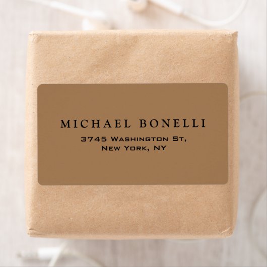 Elegant Plain Minimalist Modern Etiket (Insitu)