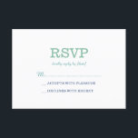 Elegant Plain White Zee Foam RSVP<br><div class="desc">Zeer elegante en praktische RSVP in wit,  zeebrasem,  blauw en donkerblauw.</div>