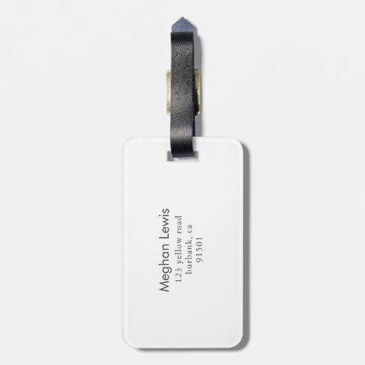 Elegant Play Bagagelabel (Achterkant verticaal)