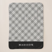 Elegant Play | Gepersonaliseerde Sherpa Blanket Deken (Voorkant)