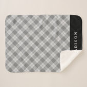 Elegant Play | Gepersonaliseerde Sherpa Blanket Sherpa Deken (Voorkant (horizontaal))