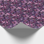 Elegant Plum & Berry Floral  Cadeaupapier (Hoek)