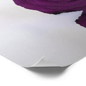 Elegant Plum Paars Roos 8 Tabel Seatinggrafiek Poster (Hoek)