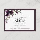 Elegant Plum Paarse Waterverf Vrijgezellenfeest Ga Informatiekaartje (Voorkant)