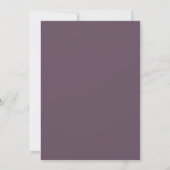 Elegant Plum Pink Ombre Waterverf Modern Wedding Kaart (Achterkant)